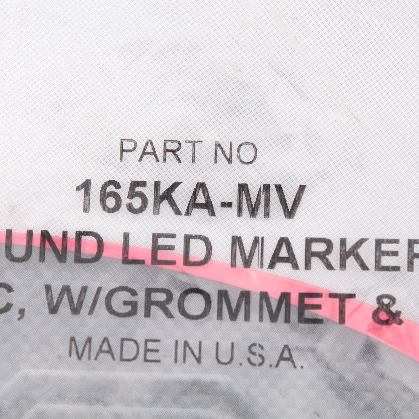 Peterson 165KAMV Amber LED 2" Clearance Side Marker Kit MultiVolt with Grommet