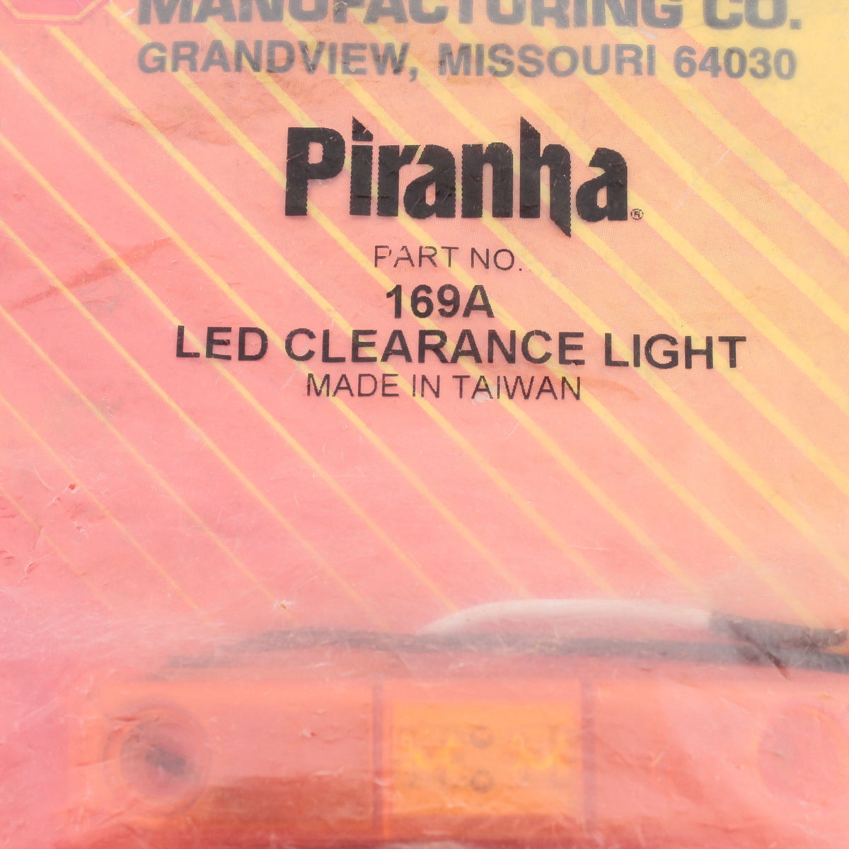 Peterson 169A Amber LED Clearance & Side Marker Light 2-Wire w/o Grommet Gasket