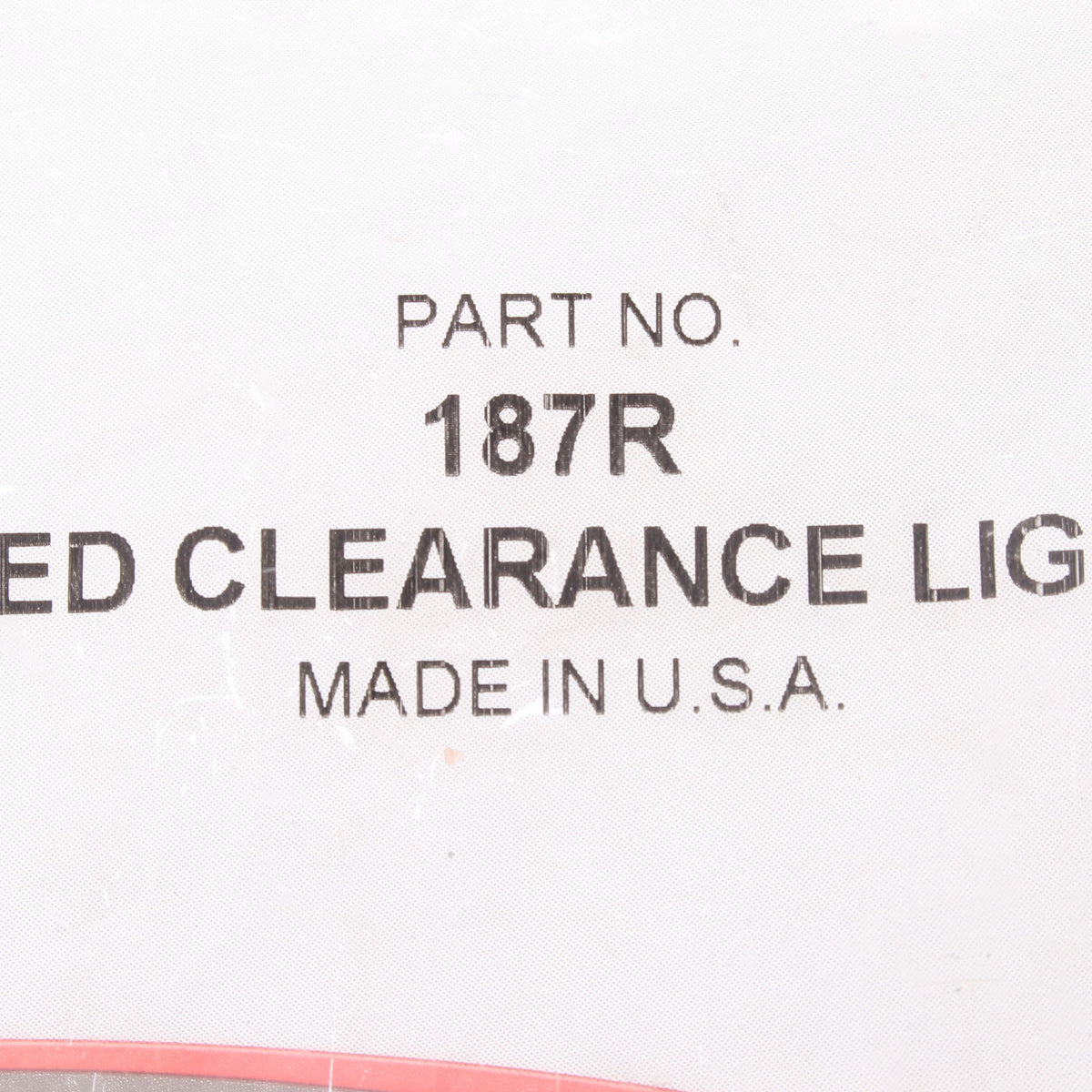 Peterson 187R Red LED Clearance and Side Marker Light w/ Reflex 2-Wire