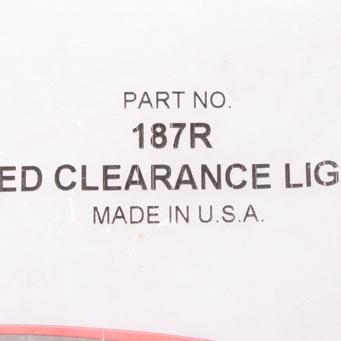 Peterson 187R Red LED Clearance and Side Marker Light w/ Reflex 2-Wire