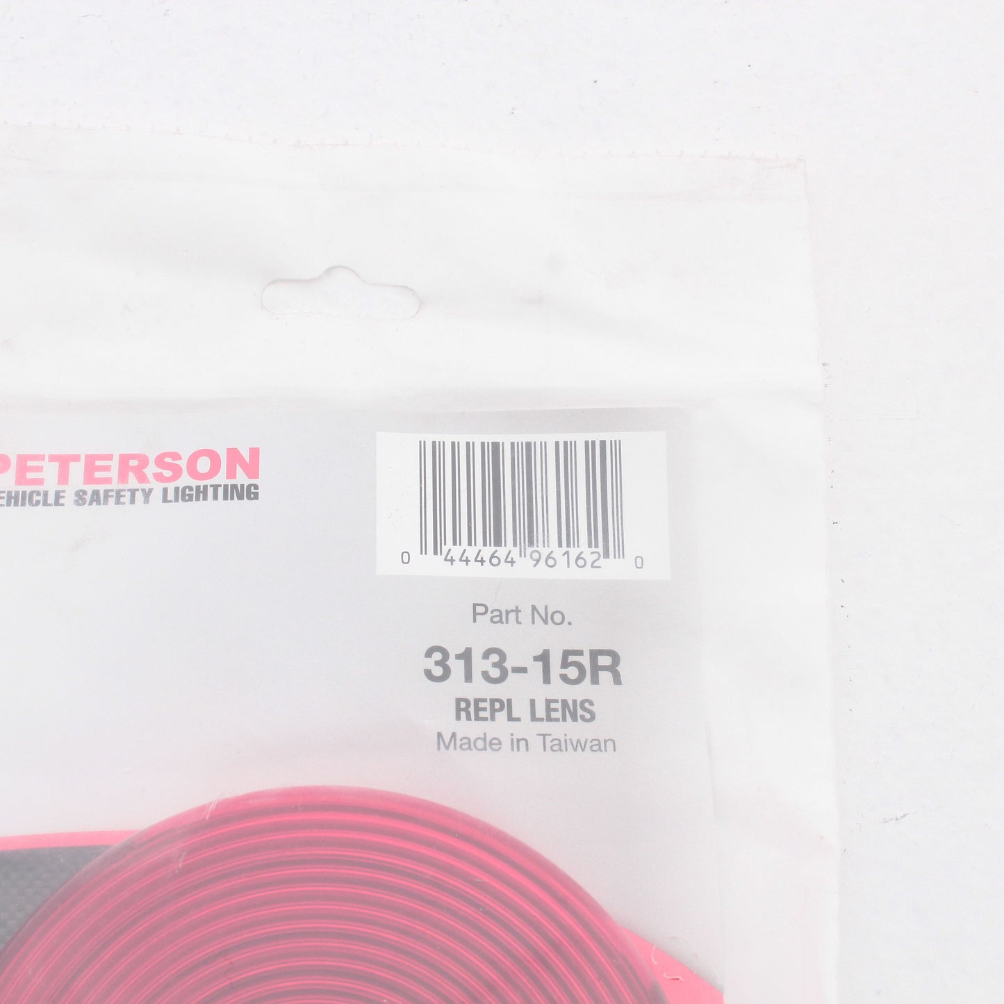 Peterson 31315R Red 4 1/8" Round Replacement Lens Acrylic Trailer Light
