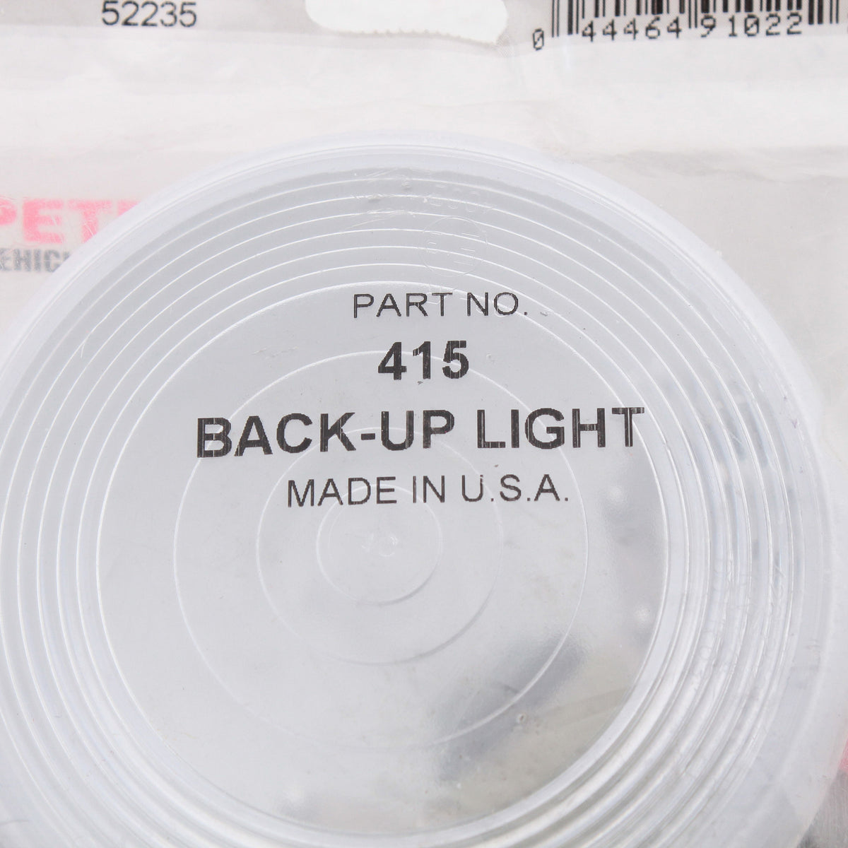 Peterson PET415-EA 4" Round Clear Back-Up Light