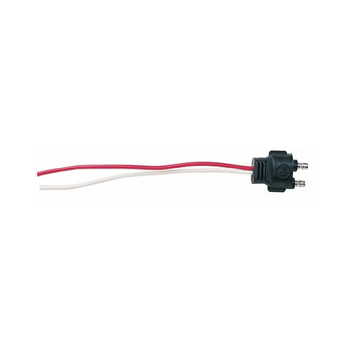 Peterson 43149 10.5" 2-Wire Molded Straight Plug for Stop Turn Back-Up Lamps