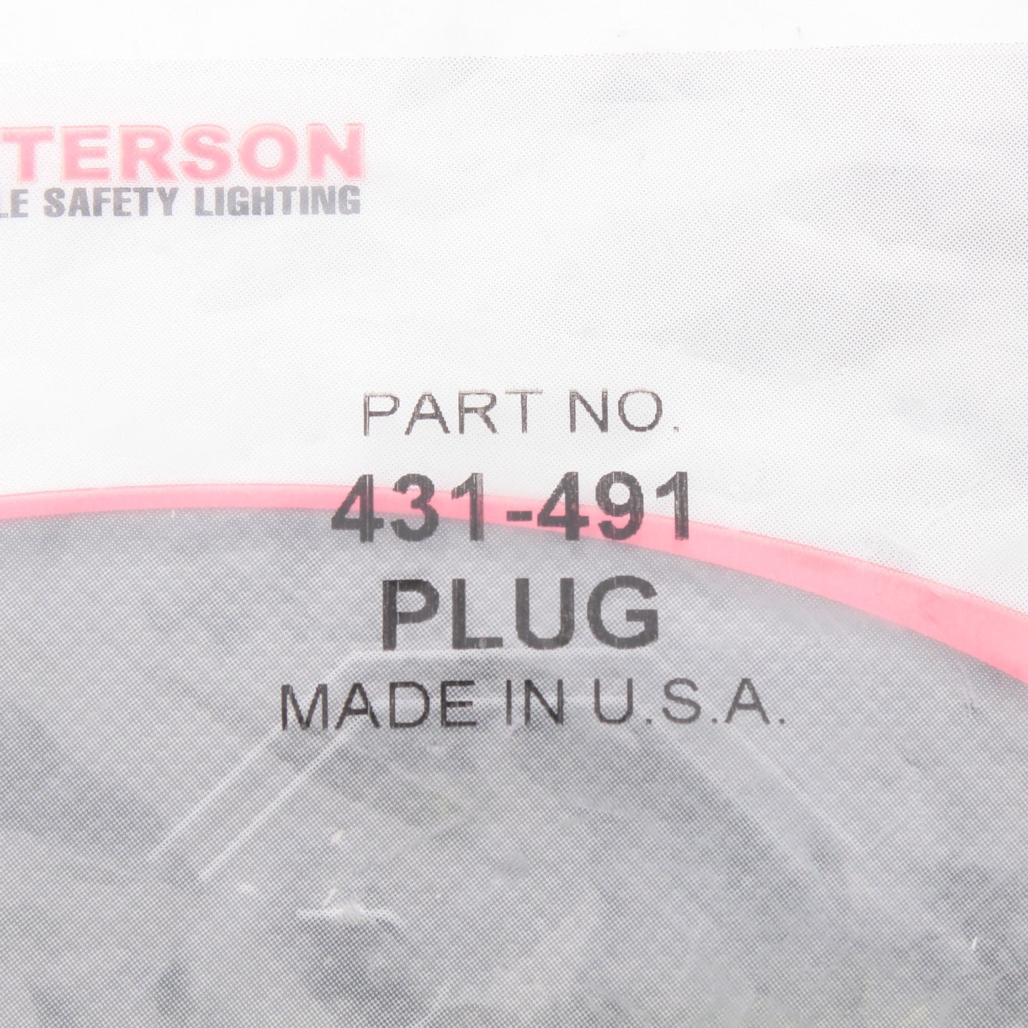 Peterson 431491 10.5" 3-Wire Molded Straight Plug Stop Turn Tail Lamp Connector