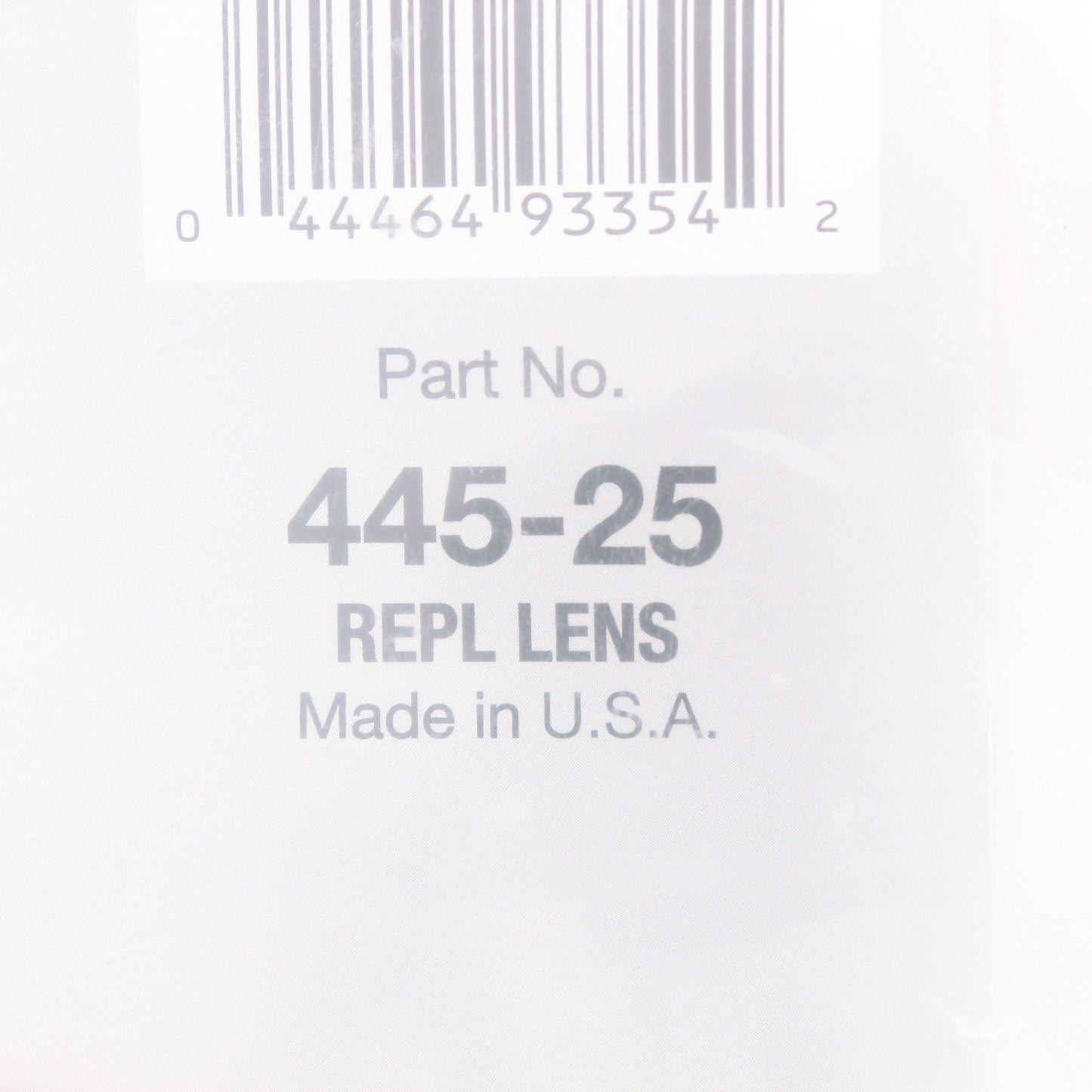 Peterson 44525 Red Clear Polycarbonate Tail Light Replacement Lens