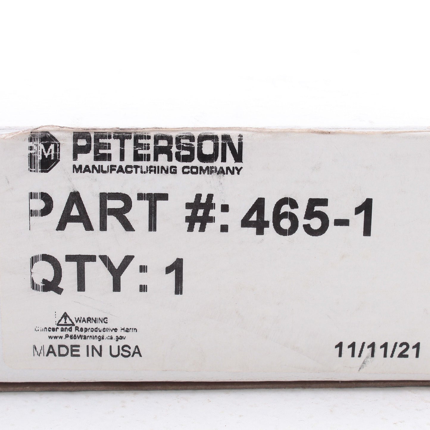 Peterson 465-1 150' x 2" Red Silver Reflective Conspicuity Tape Roll