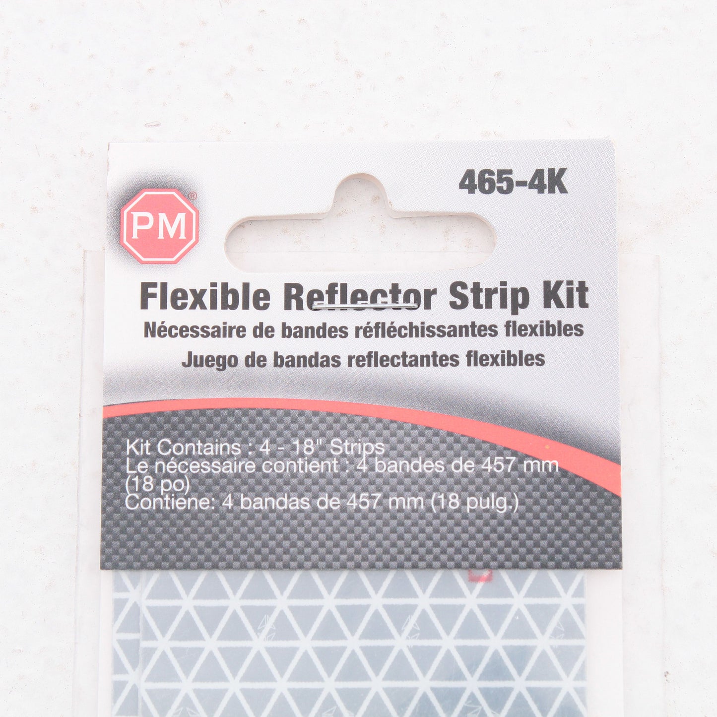 Peterson 4654K Reflective Tape Kit Red/White 18x2" Conspicuity 4 Strips