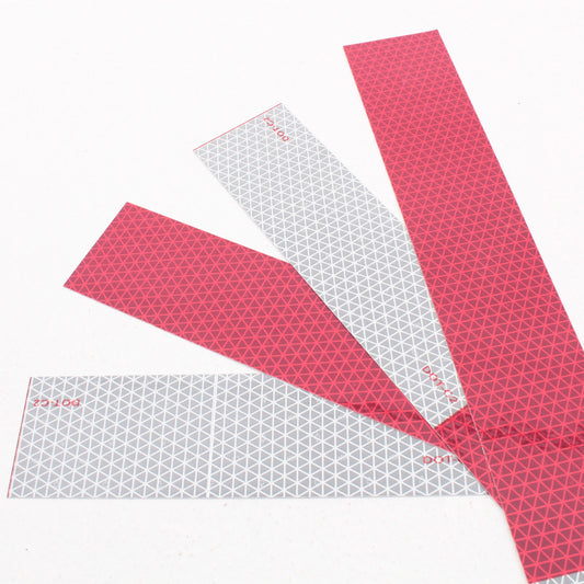 Peterson 4654K Reflective Tape Kit Red/White 18x2" Conspicuity 4 Strips