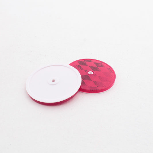 Peterson 476R Red 3.2" Round Hermetically Sealed Reflector Center-Mount