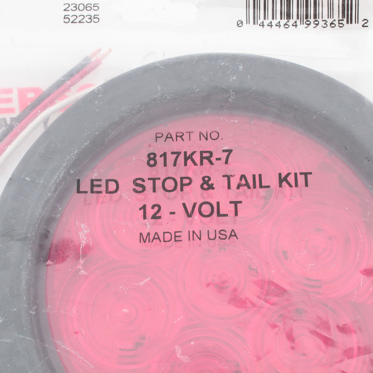 Peterson 817KR7 Red 4" Round Stop Turn Tail Light LED Compatible