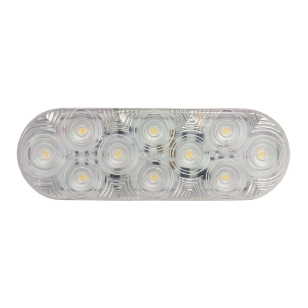 Peterson 820KC-10 Lumenx Clear Oval LED Back-Up Light AMP Grommet Mount Kit