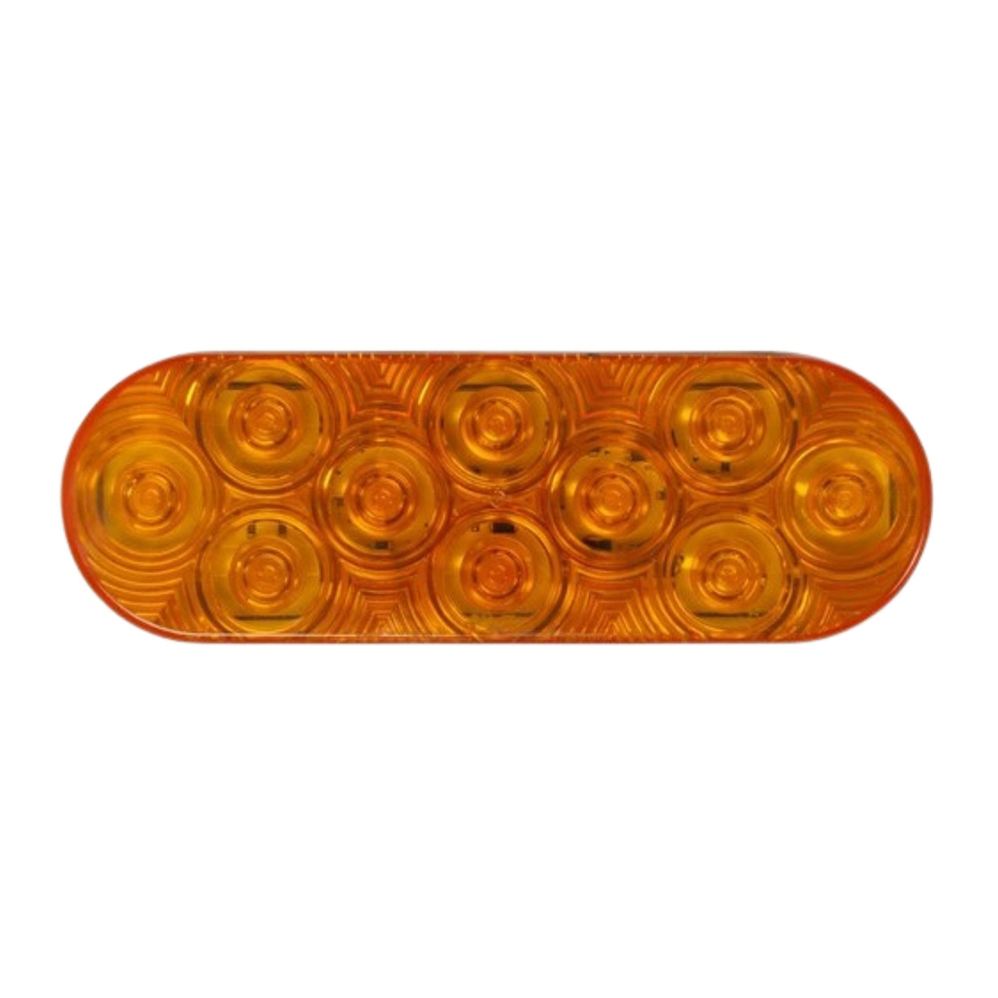 Peterson 820SA-10 Lumenx Amber Oval LED Class 1 Strobing Light Grommet Mount