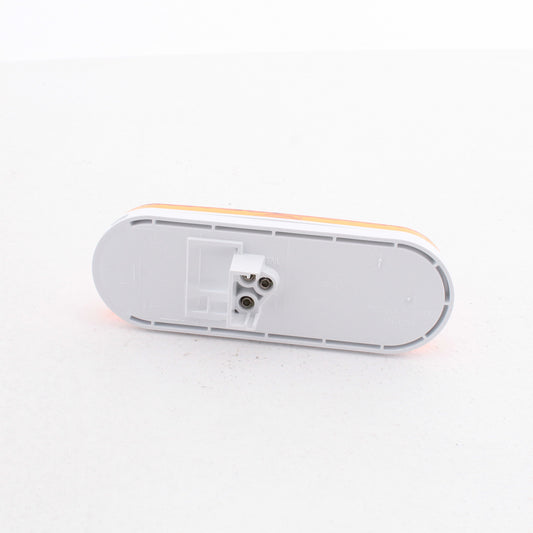 Peterson 821A-7 Amber LumenX Oval LED Turn Signal Front & Rear PL3 Grommet