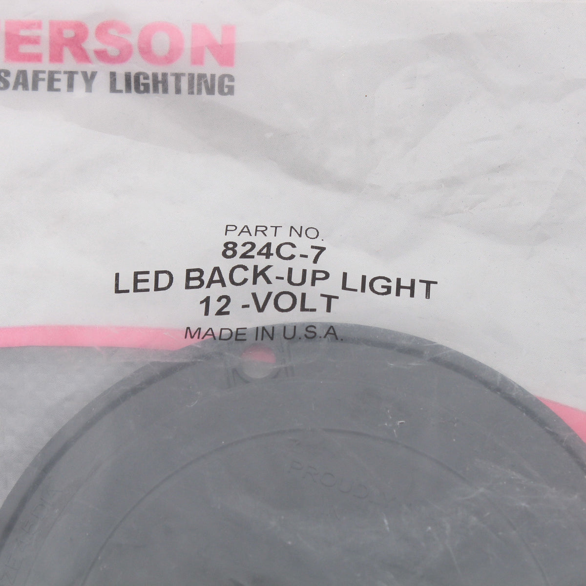 Peterson 824C7 LumenX 4" Round LED Backup Light Clear PL3 Flange Mount