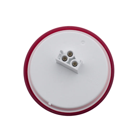 Peterson 826R7 4" Red Round LED Stop Turn Tail Lights Grommet Mount Kit
