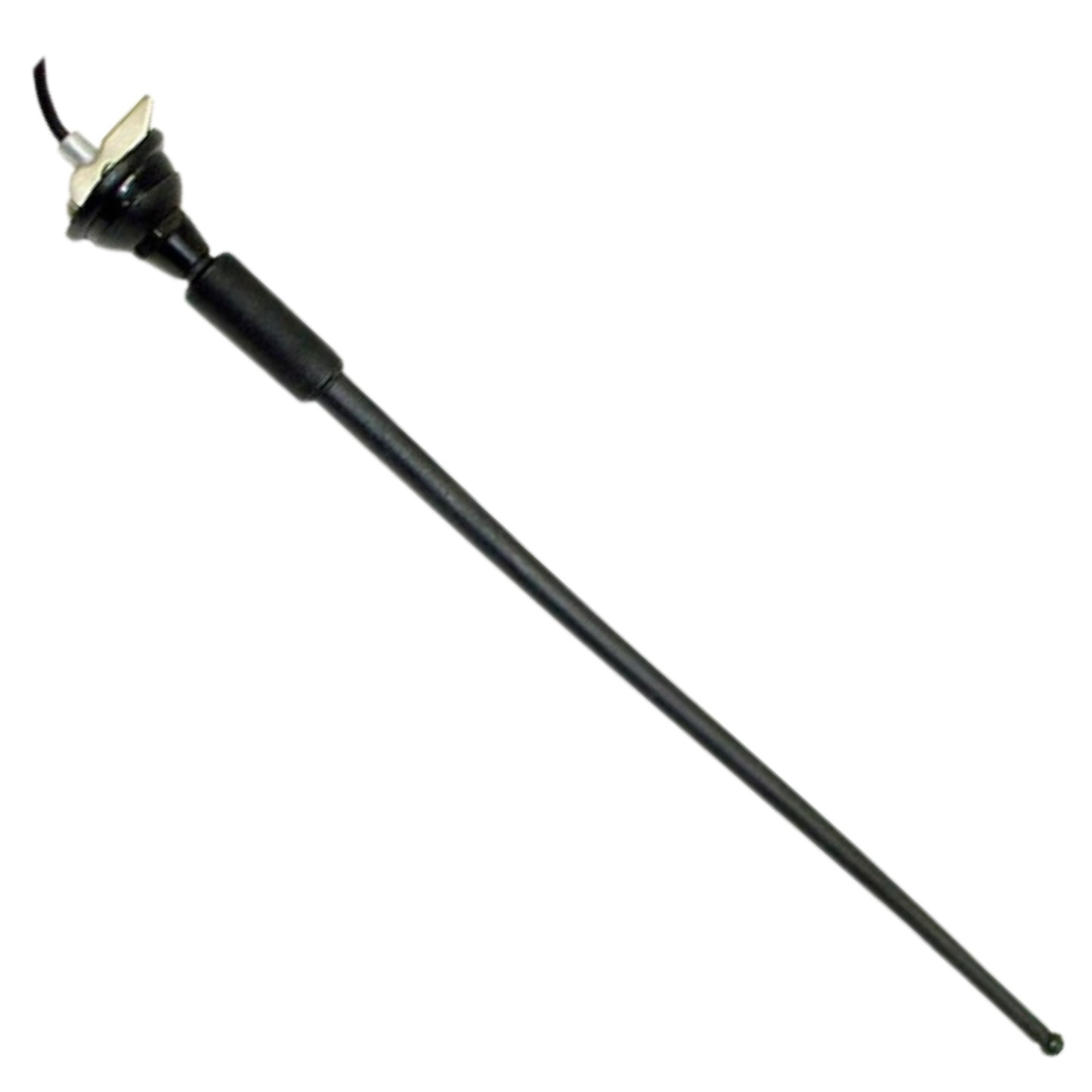 Peterson 95010-1 Black Top mount Universal Rubber-Mast Antennas