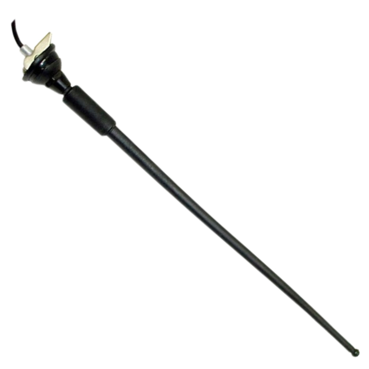 Peterson 95010-1 Black Top mount Universal Rubber-Mast Antennas