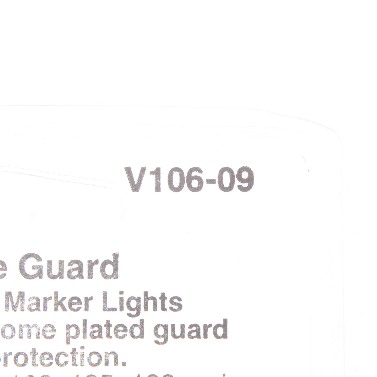 Peterson V106-09 Chrome Surface Guard Protection for Oblong Lights 4.3/4 x 2-3/8