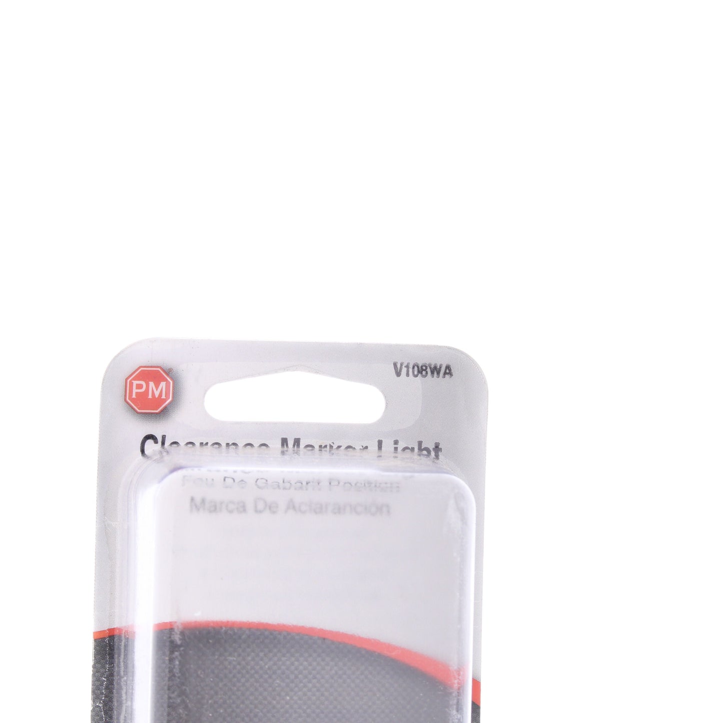 Peterson V108WA Amber Acrylic 4-1/8" Clearance Side Marker 1-Bulb Light w/Reflex