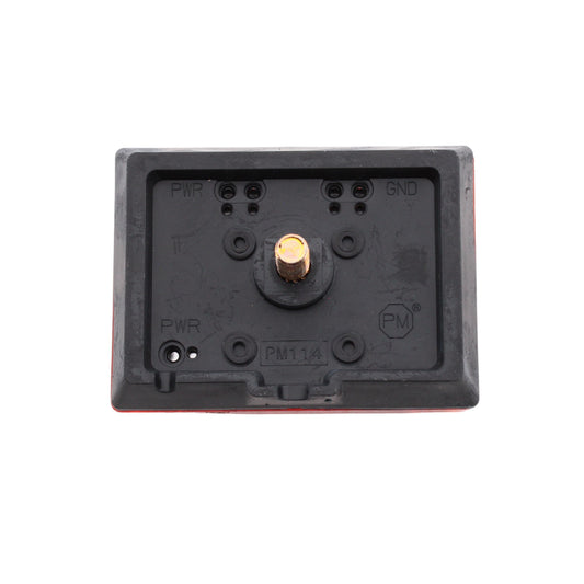Peterson V114A Amber 2.75" Stud-Mount Clearance Side Marker Light w/ Reflex