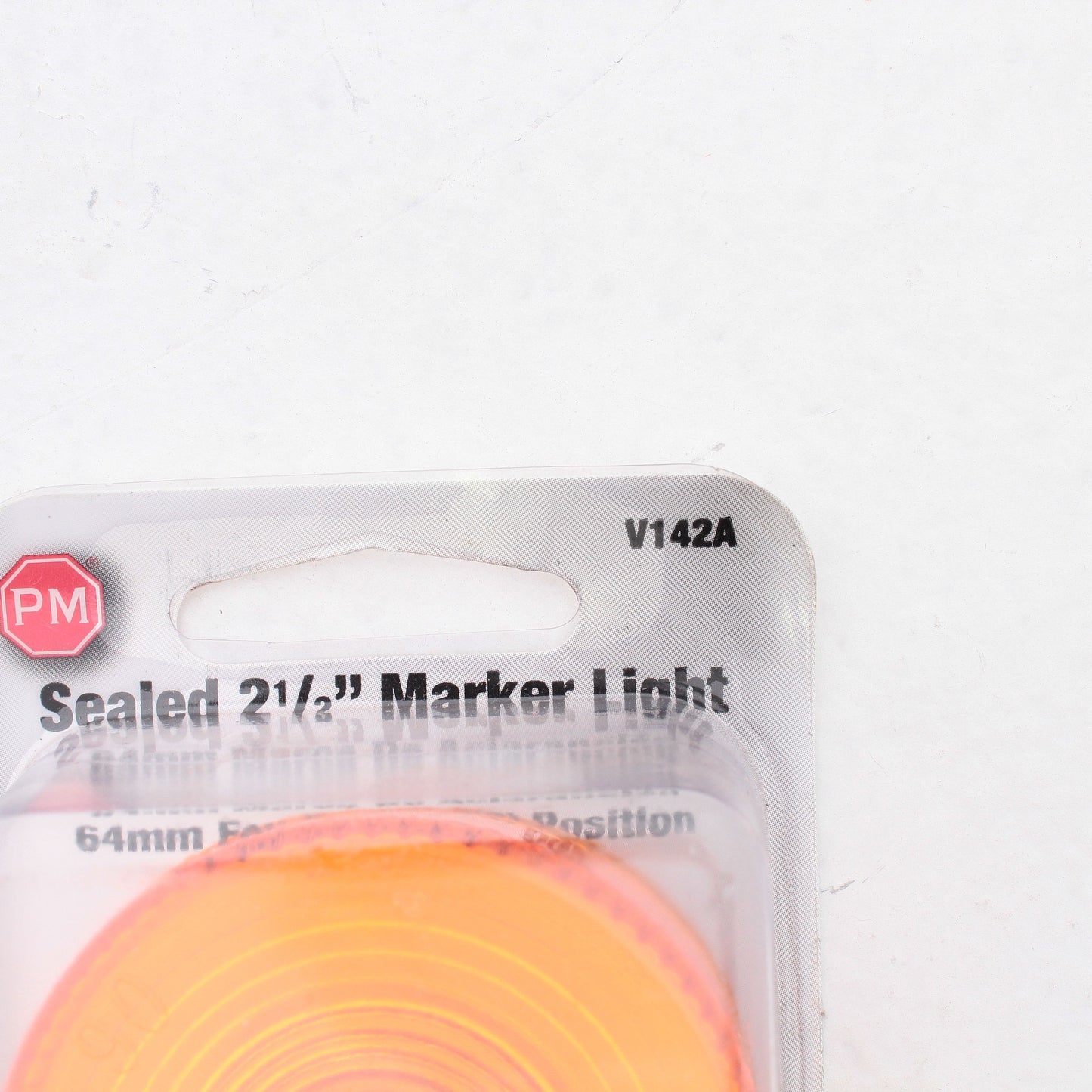 Peterson V142A Amber 2.5" Sealed Clearance Side Marker Light w/o Reflex Grommet