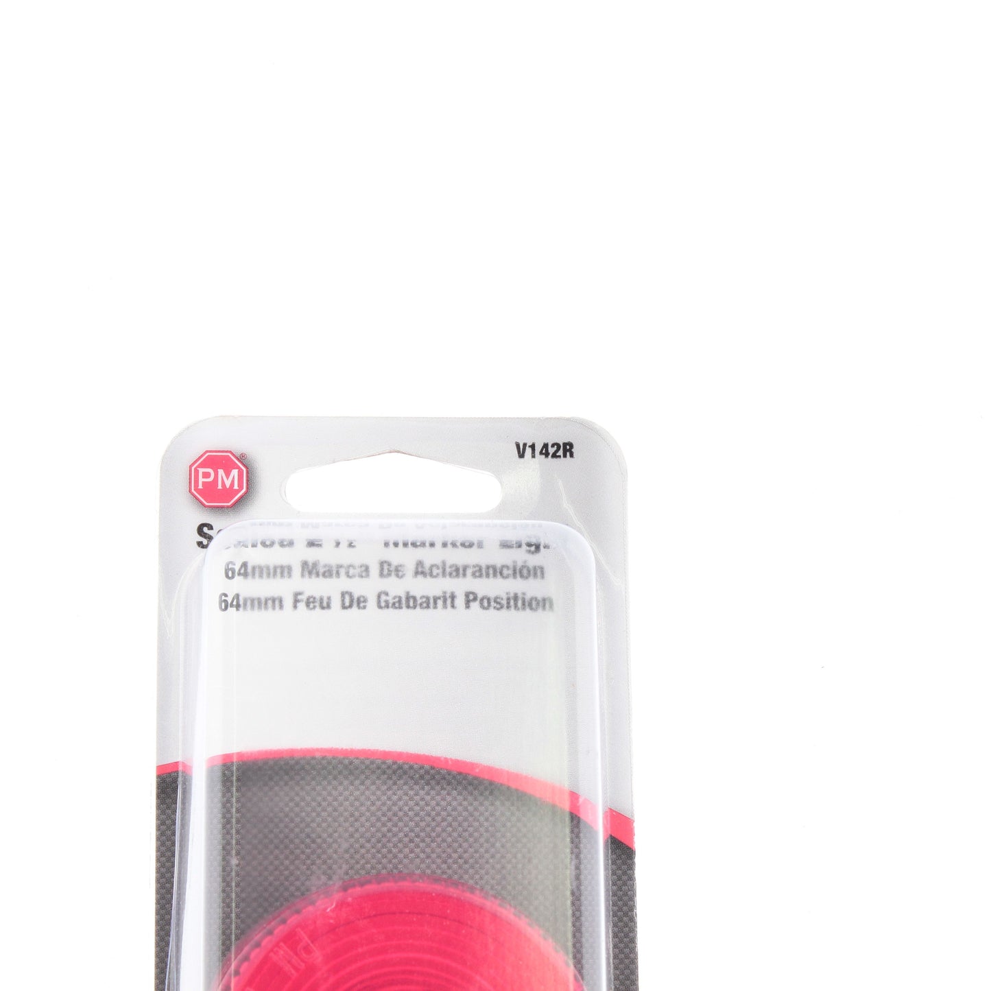 Peterson V142R Red 2.5" Sealed Clearance Side Marker Light No Reflex No Grommet