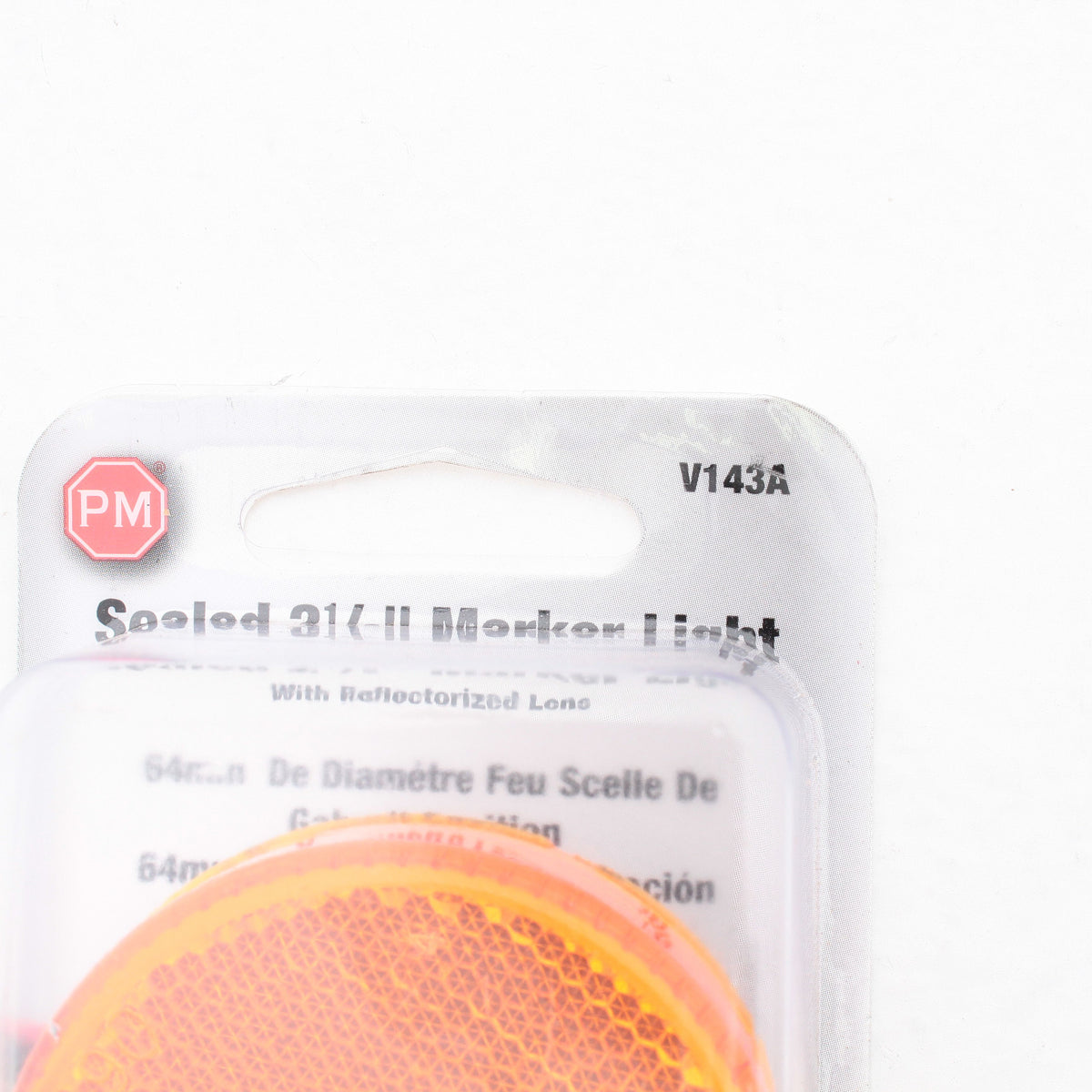 Peterson V143A 2.5" Amber Clearance Side Marker Light Reflex Rubber Grommet Use
