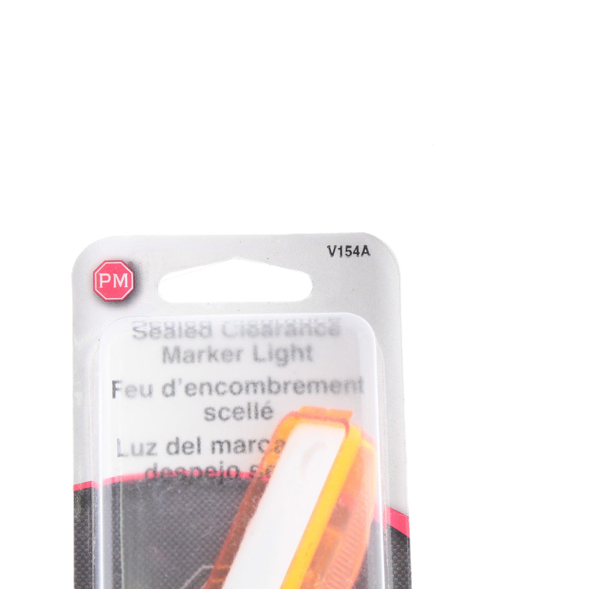Peterson V154A Amber Side Marker Clearance Light Male Pins Bracket Mount RV