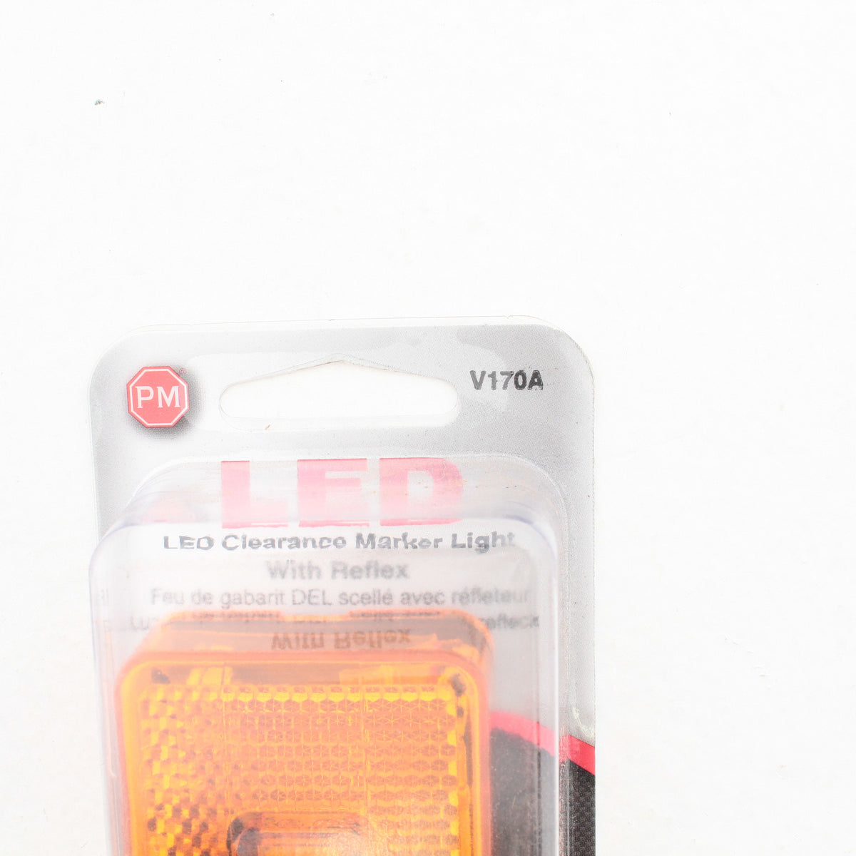 Peterson V170A Amber 3.125" Piranha LED Clearance Side Marker Light Reflex
