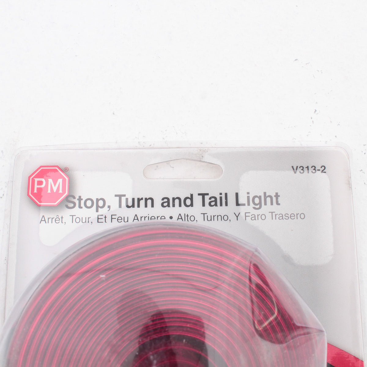 Peterson V3132 Red 4-1/8" Round Park Turn Signal Light Pedestal Mount