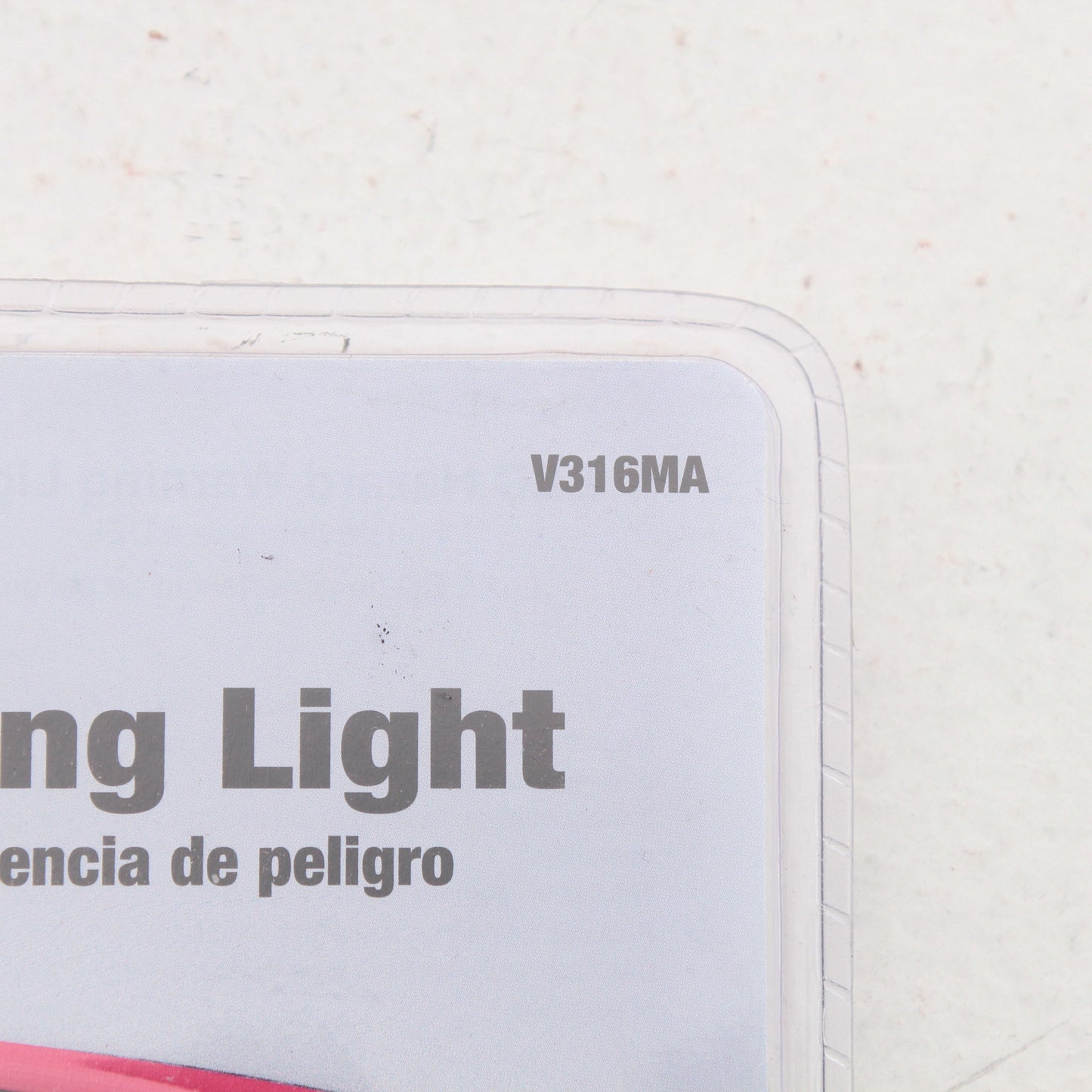 Peterson V316MA Amber 6.3" Battery-Operated Flashing Hazard Light Magnetic Mount