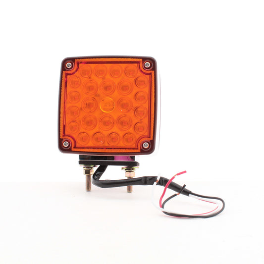 Peterson V327R Amber/Red LED Double-Face Park Turn Light w/ Side Marker