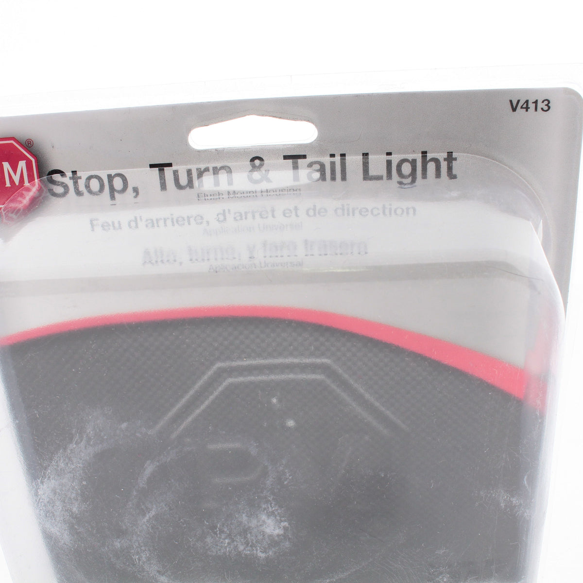 Peterson V413 Red Flush Mount Stop Turn Taillight Black Polycarbonate Housing