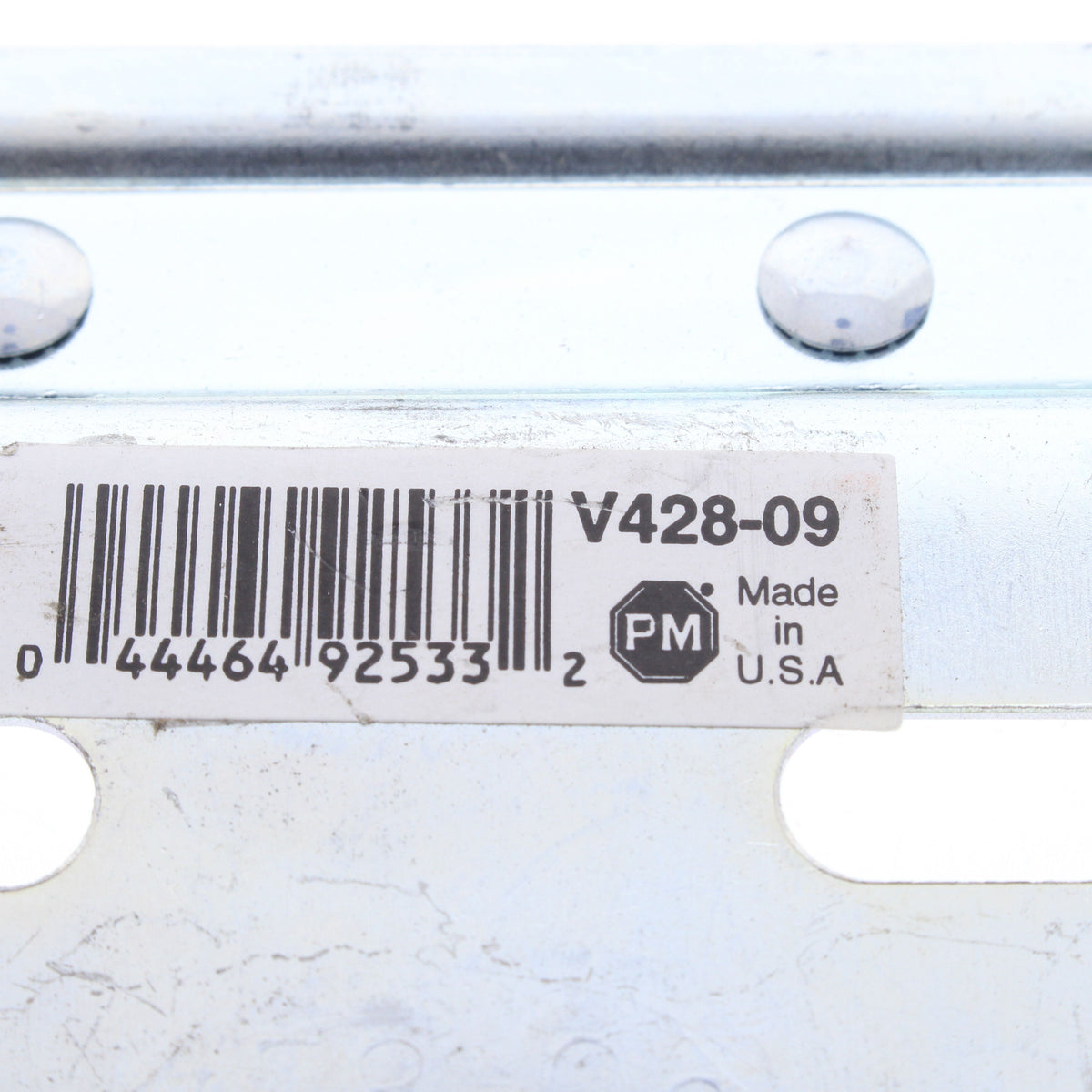 Peterson V42809 Steel License Bracket Universal for Stud-Mount Taillight 8.5"