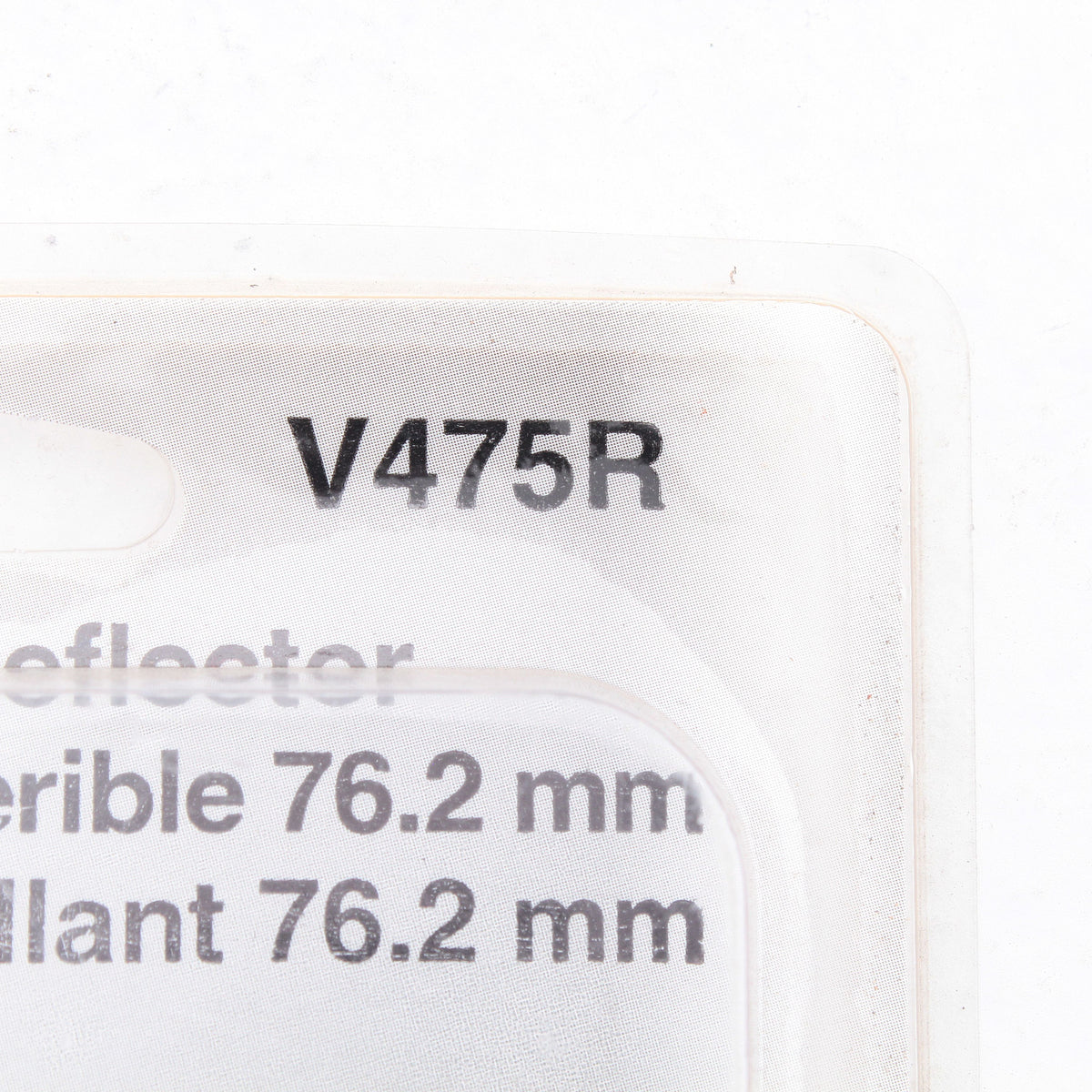 Peterson V475R 3.19" Red Round Quick-Mount Reflector w/ Adhesive Backing