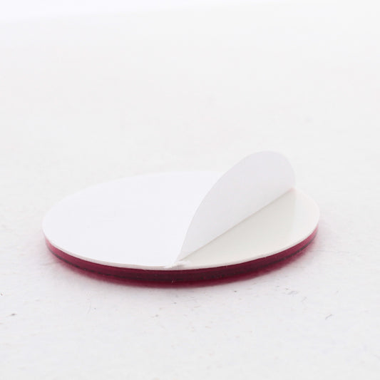 Peterson V475R 3.19" Red Round Quick-Mount Reflector w/ Adhesive Backing