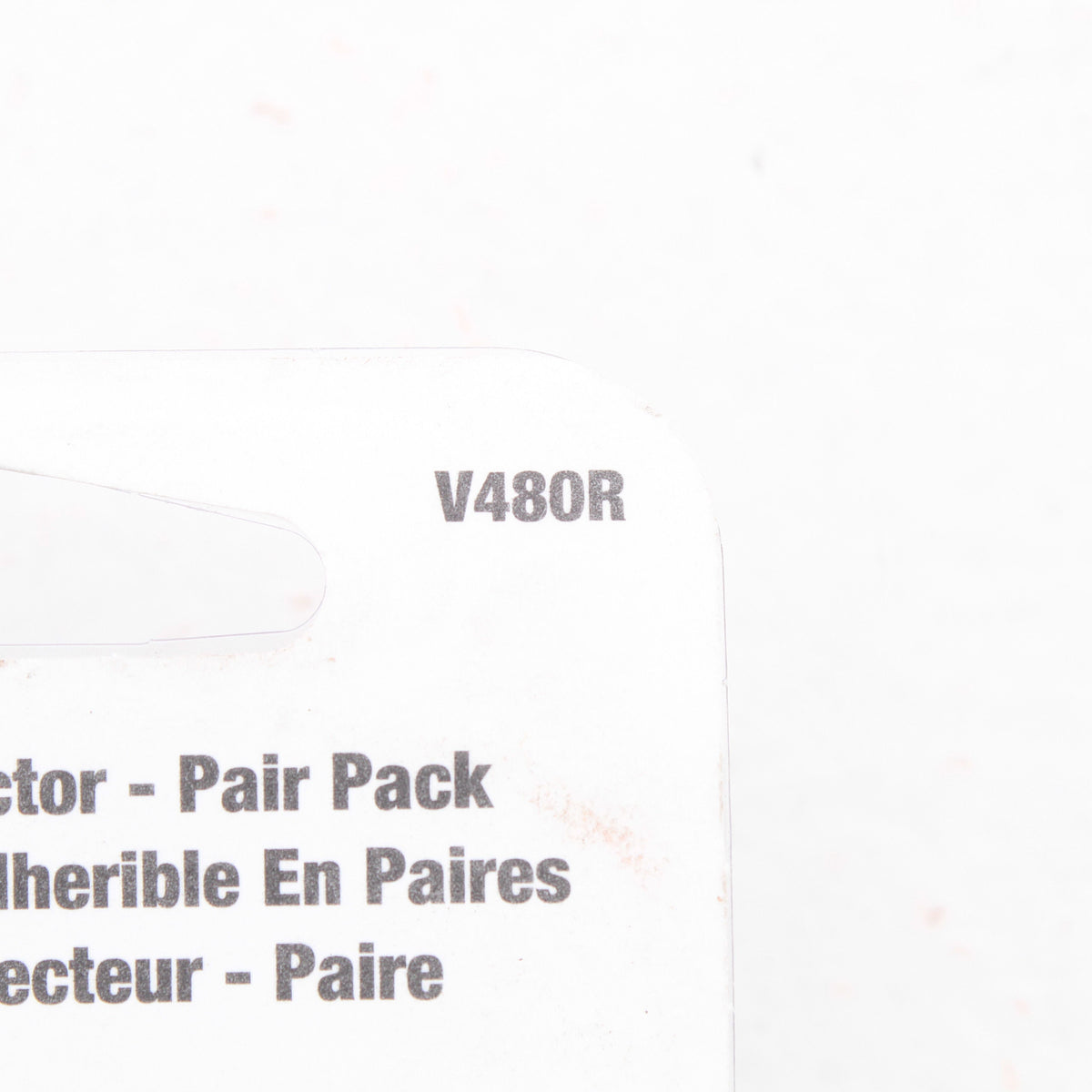Peterson V480R Red Oblong Reflector 4.325"x1.875" Adhesive Quick Mount