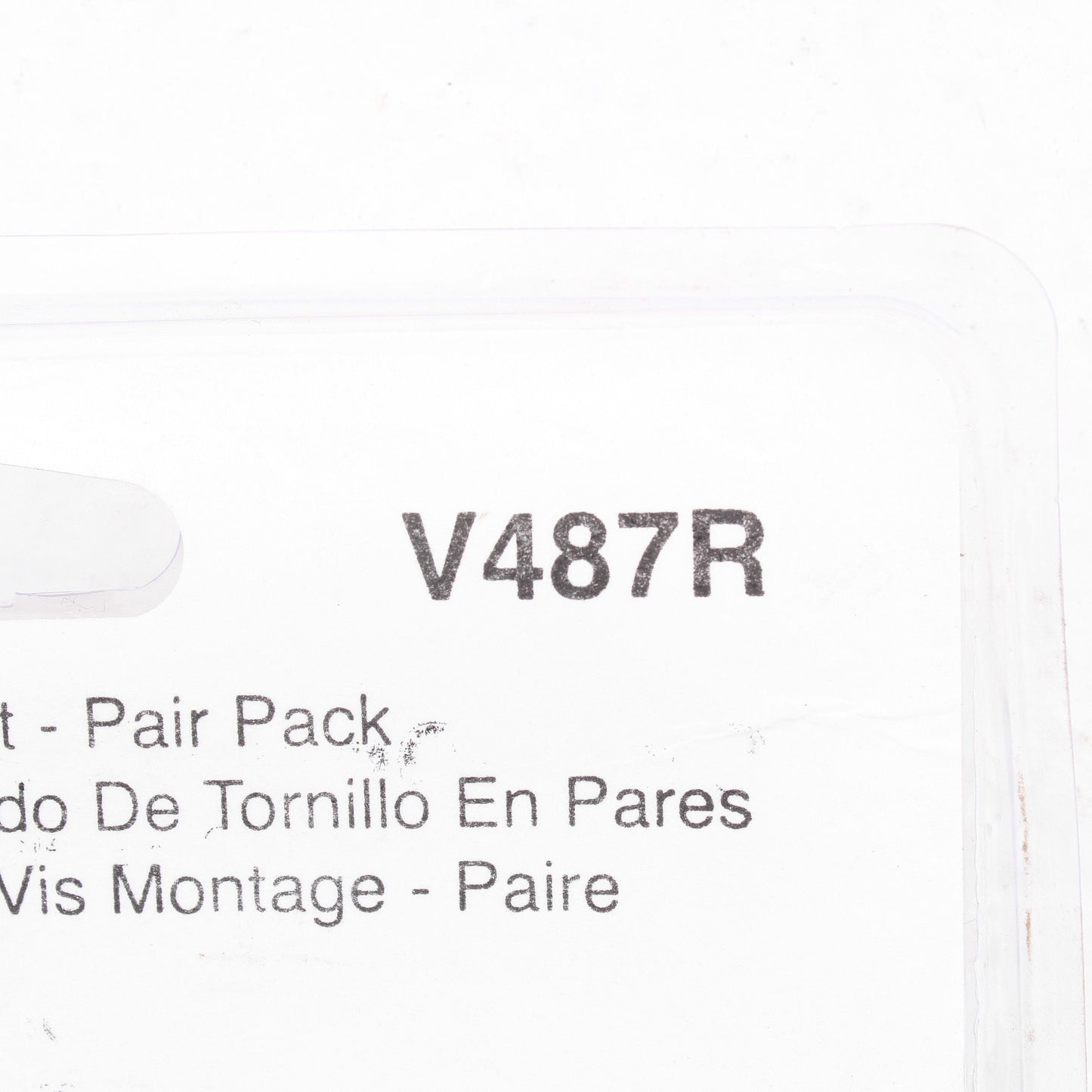 Peterson V487R Red Reflector 4.375" x 1.125" Compact Rectangle w/ Adhesive