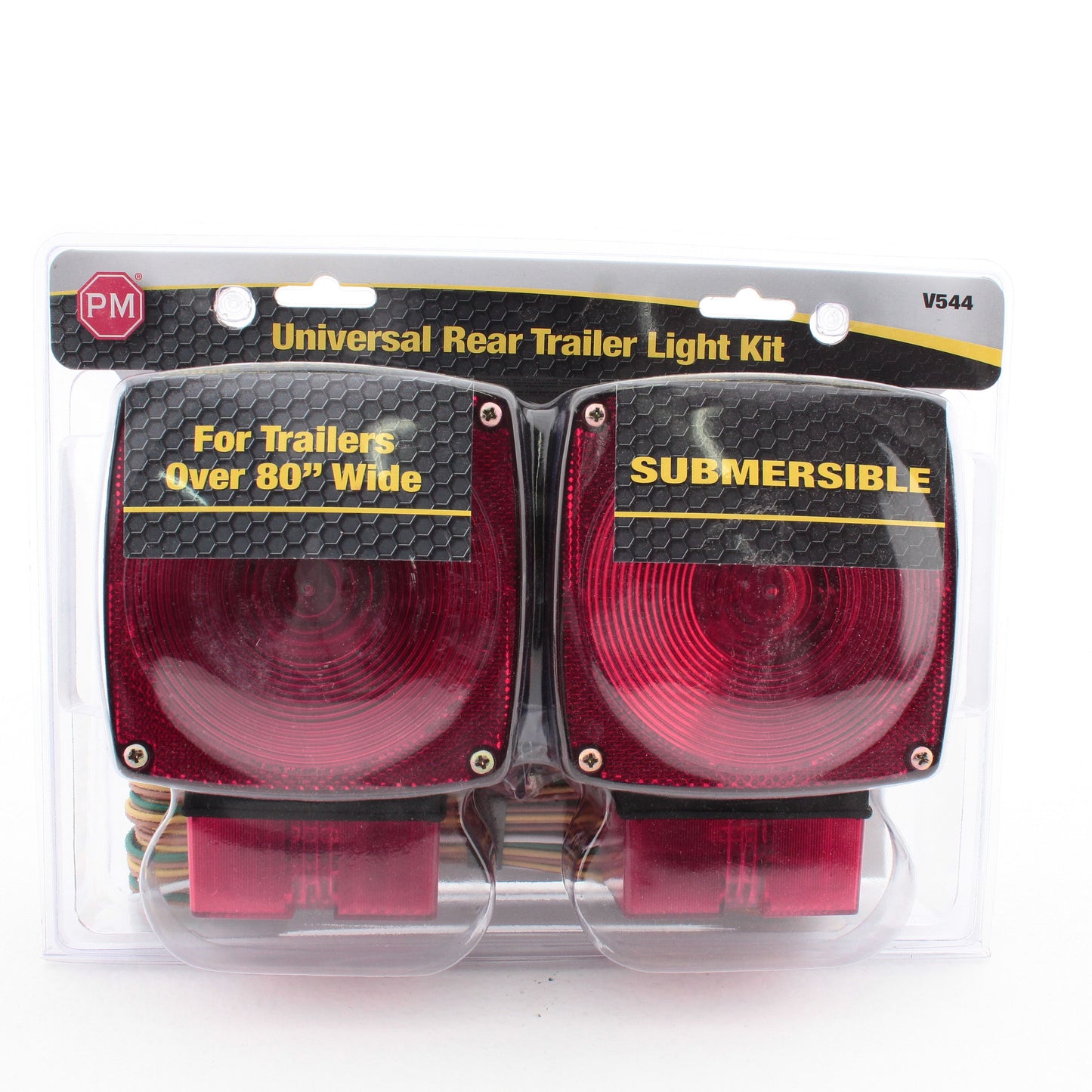 Pair Peterson V544 Submersible Rear Trailer Tail Lighting Kit for +80" Wide App