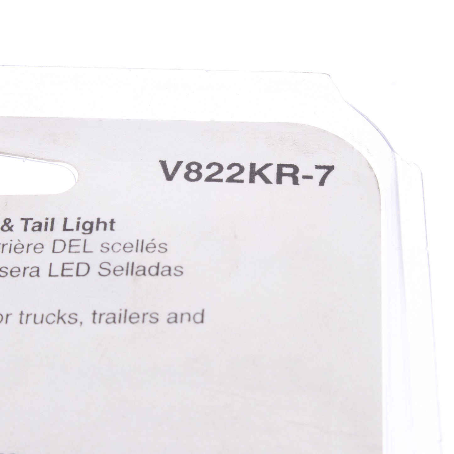 Peterson V822KR-7 Red LumenX Oval LED Stop Turn Tail Light PL3 Flange Kit