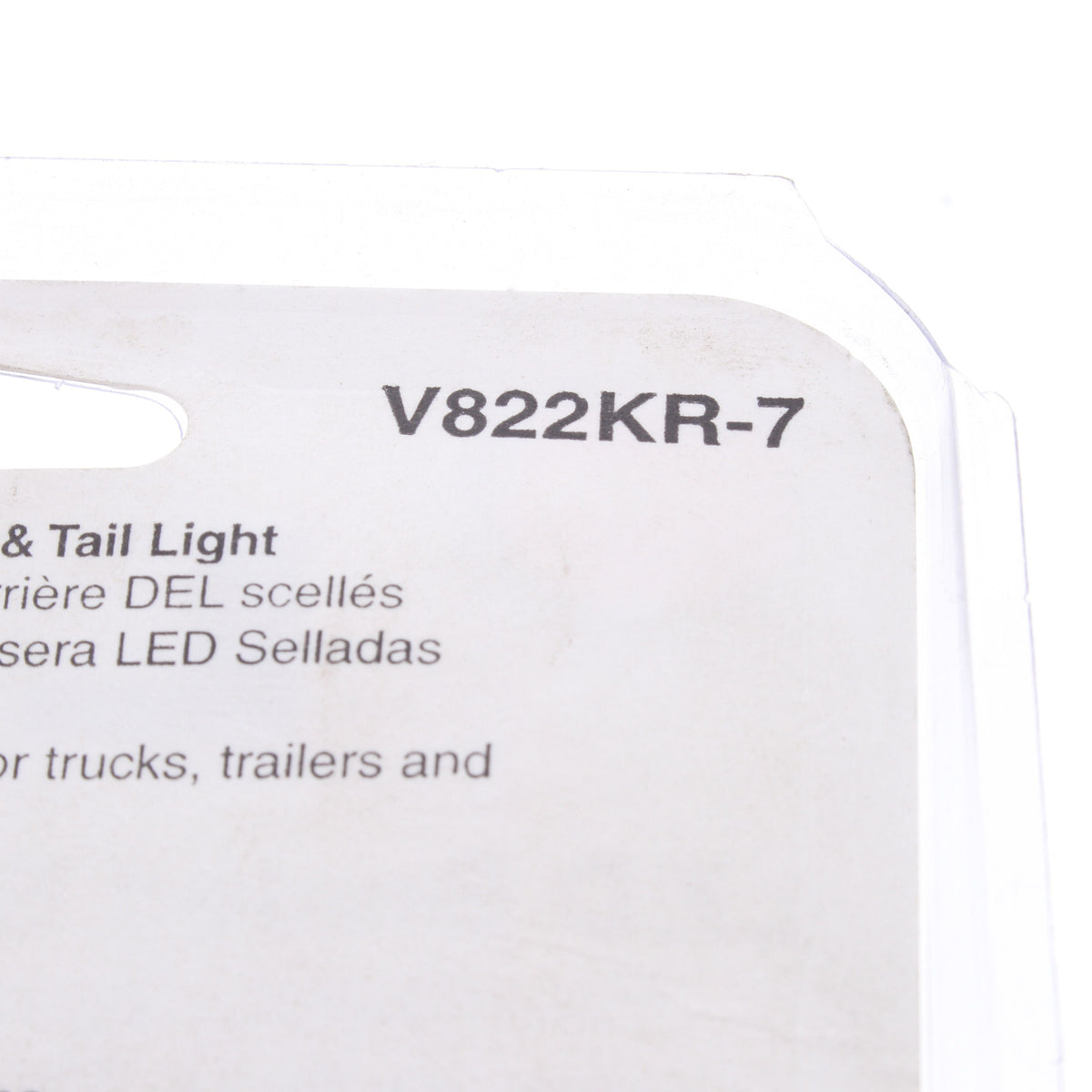 Peterson V822KR-7 Red LumenX Oval LED Stop Turn Tail Light PL3 Flange Kit