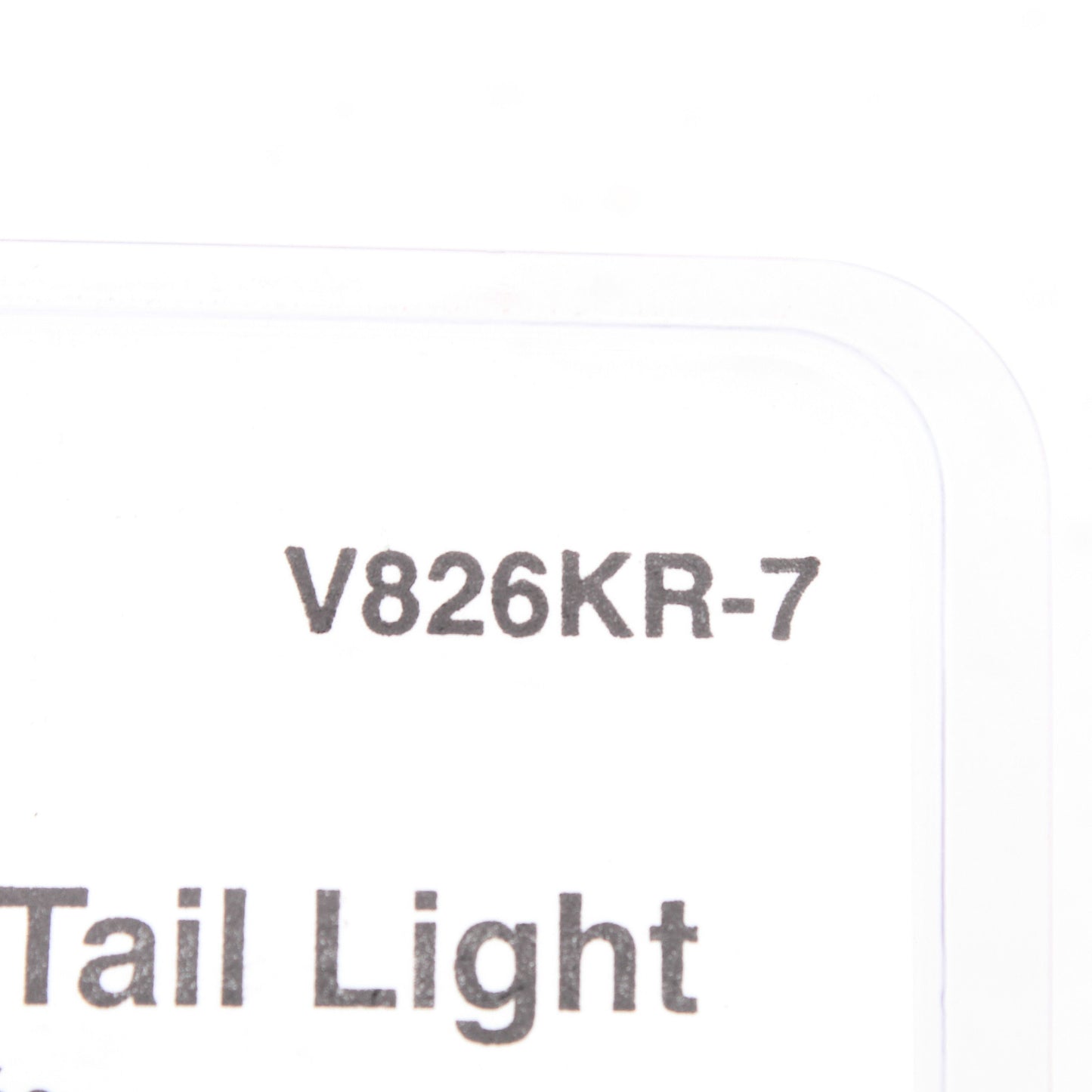 Peterson V826KR-7 4" Round Red LED Stop Turn Tail Light Grommet Mount Kit