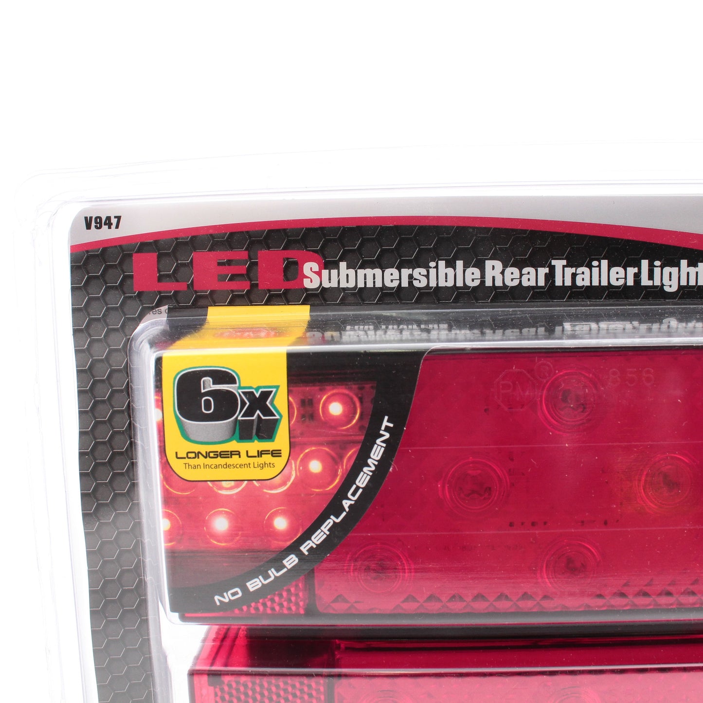 Pair Peterson V947 Piranha LED Rear Trailer Light Kit Over 80" Wide
