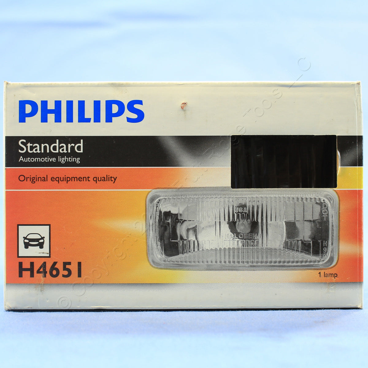 Philips H4651 Halogen Headlamp C-6 12V 50W High Beam for 1979-1986 Mustang