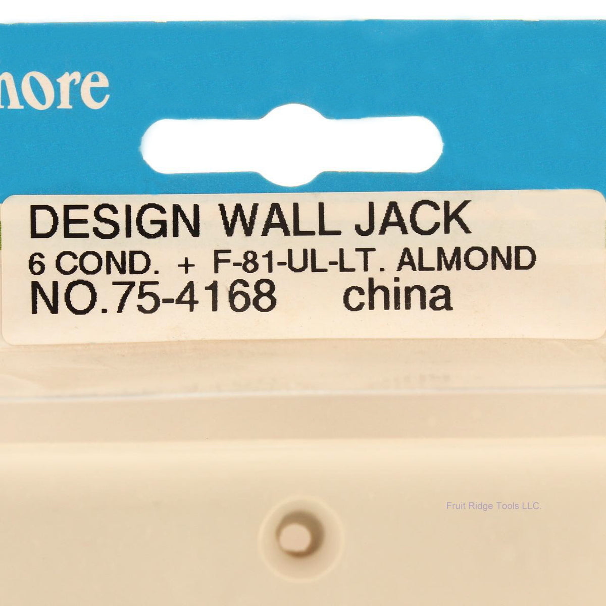 Philmore 75-4168 Light Almond Designer Jack Wall Plate