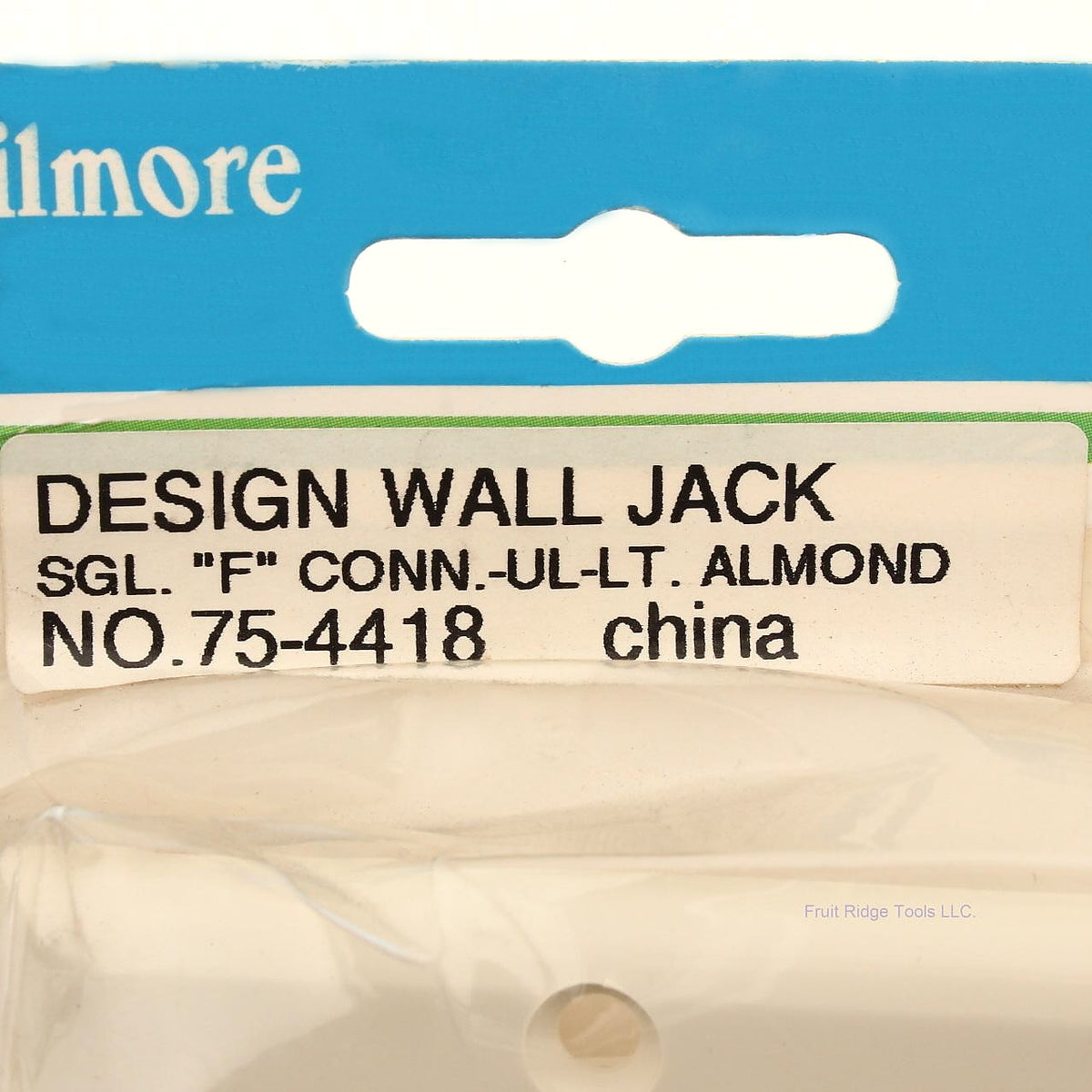 Philmore 75-4418 Light Almond Designer Jack Wall Plate