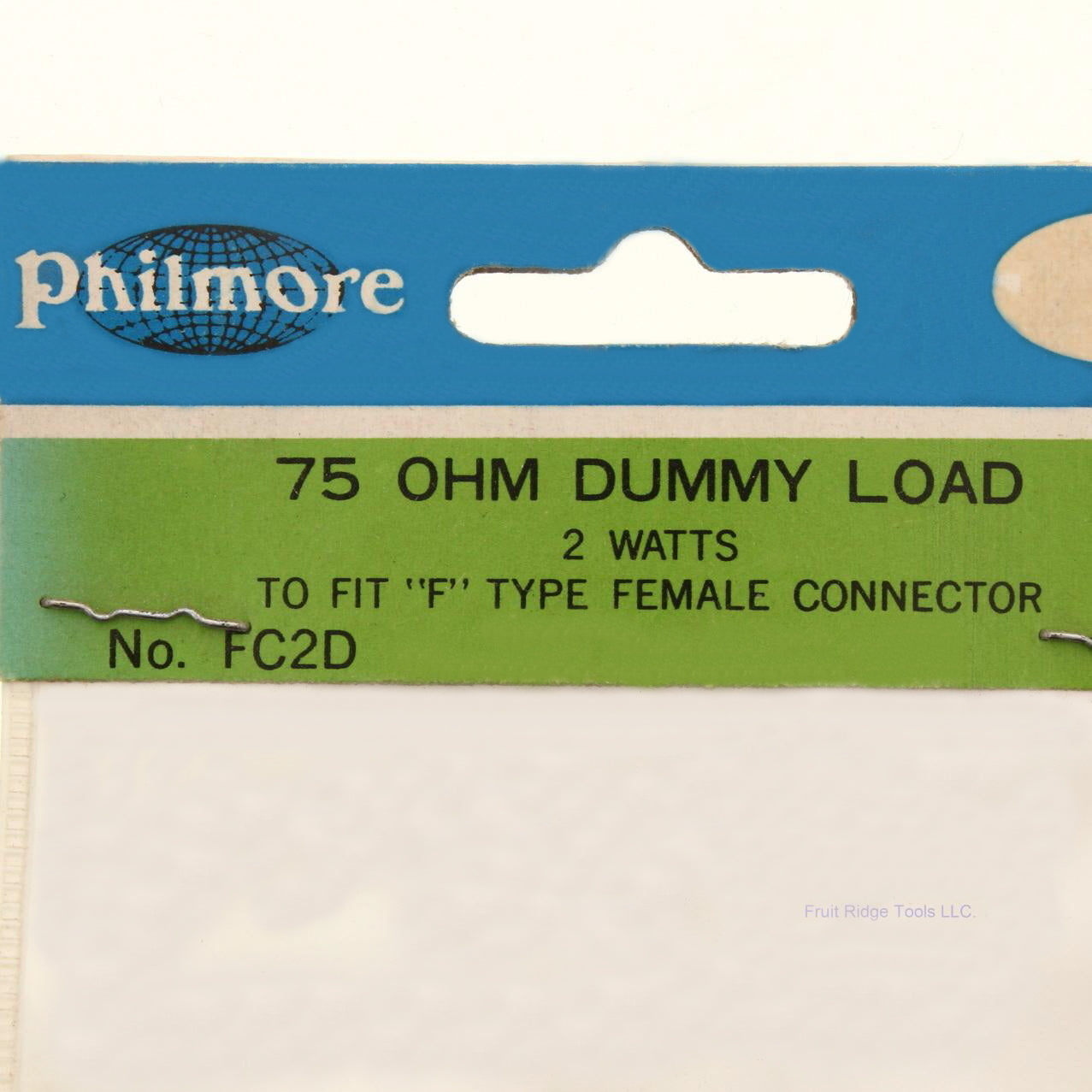 Philmore FC2D 75 OHM Dummy Load 2 Watts Fits "F" Type Female Connector