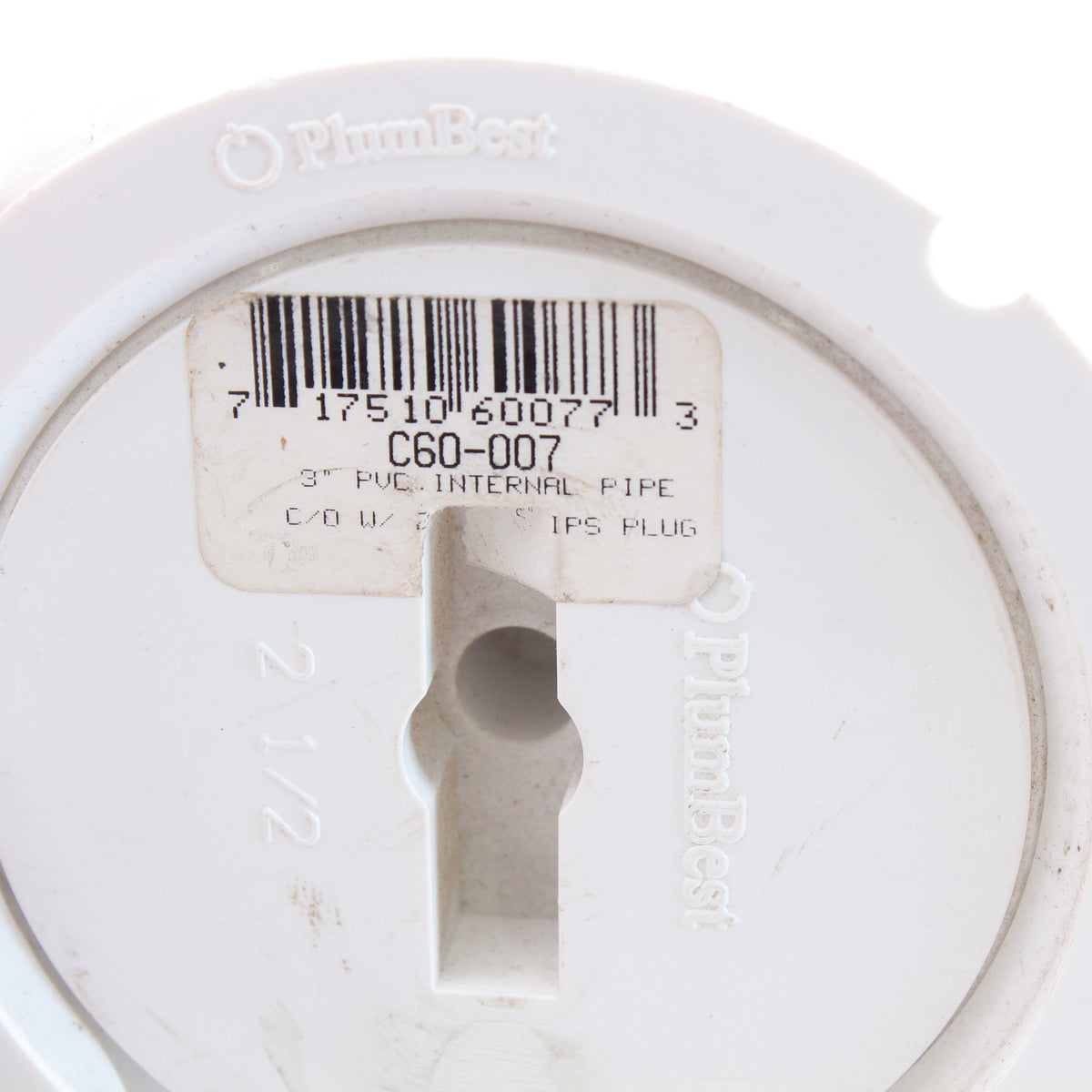 PlumBest 3" PVC Internal Pipe C/O FTG