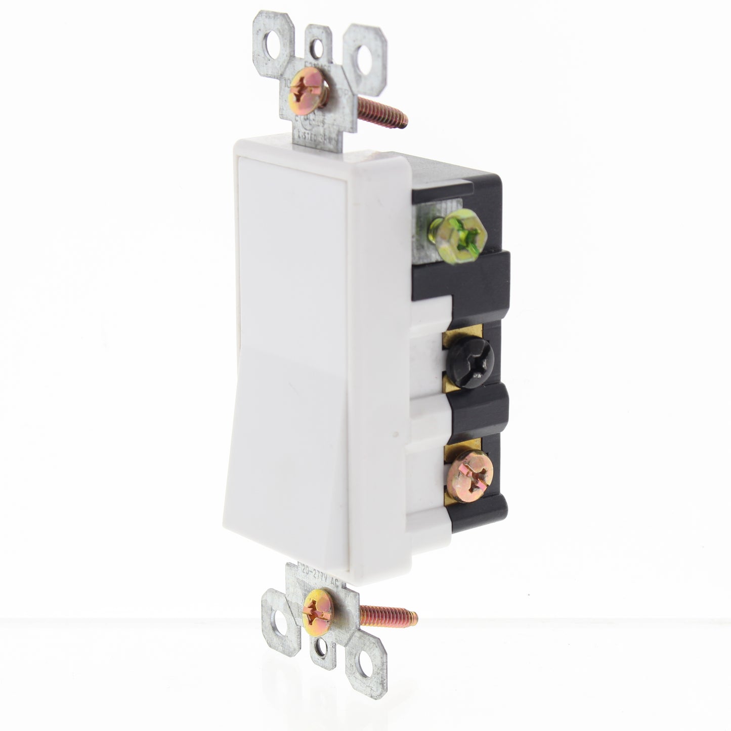 Preferred Industries WH4250-WHT 4-Way White Rocker Decorator Light Switch 20A