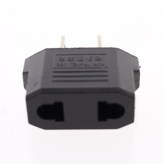 Private Label 41-13619 Travel Convert Europe to USA Power Plug Wall Adaptor 10pk